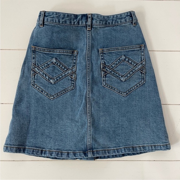 Natalia Button Front Faherty Skirt - Picture 3 of 5